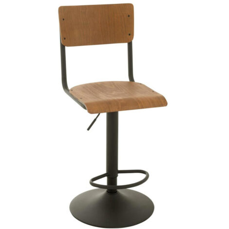 Tabouret de Bar en Bois "Mauricio" 105cm Marron (1/5)