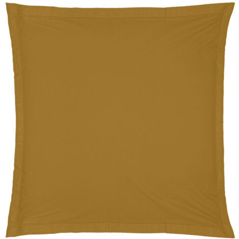 Taie d'Oreiller "Percale" 63x63cm Mordoré (1/2)