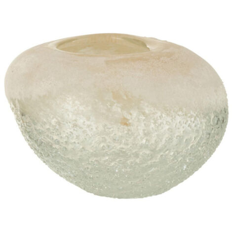 Vase Boule en Verre "Sumina" 13cm Beige (1/3)
