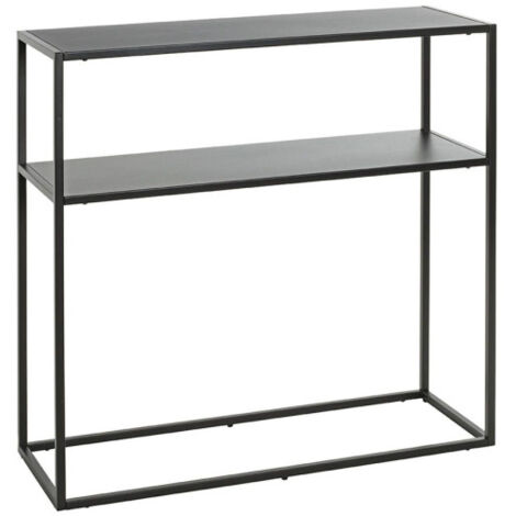 Console Design en Métal "Soraya" 80cm Noir (1/5)