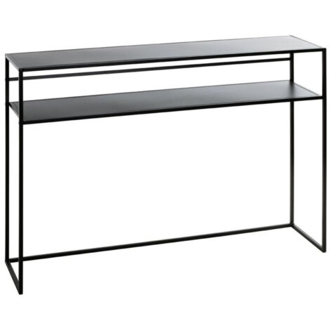 Console Design en Métal "Mino" 112cm Noir Laqué (1/4)