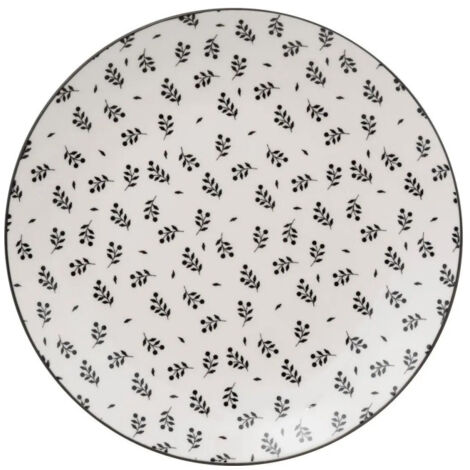 Lot de 6 Assiettes à Dessert "Iris" 19cm Beige