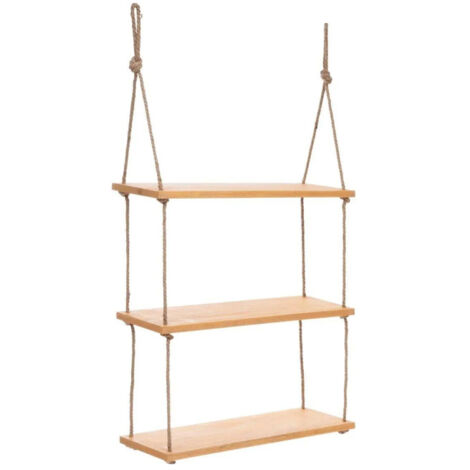 Étagère Murale 3 Niveaux "Lour" 104cm Beige (1/2)