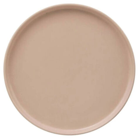 Lot de 6 Assiettes Plates "Marie" 26cm Nude