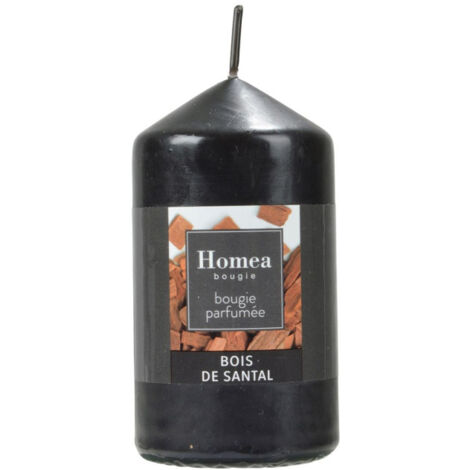 Bougie Pilier "Essentiel II" 11cm Bois de Santal (1/3)