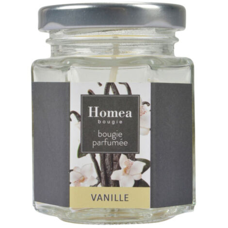 Bougie Verrine Parfumée "Essentiel II" 7cm Vanille (1/3)