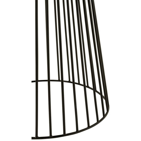 Table à Manger Ronde en Métal "Darren" 120cm Noir
