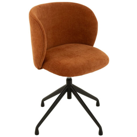 Chaise Pivotante Design "Gena" 56cm Rouille (1/5)
