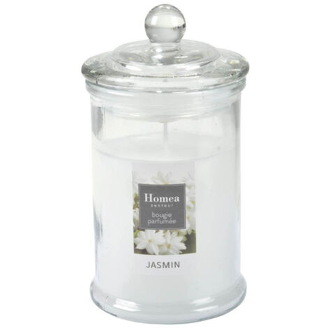 Bougie Parfumée Bocal "Essentiel II" 15cm Jasmin (1/2)