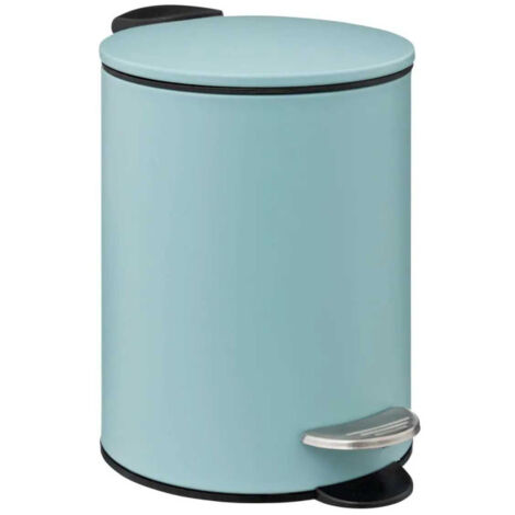 Poubelle à Pédale "Softclose" 3L Bleu Arctique
