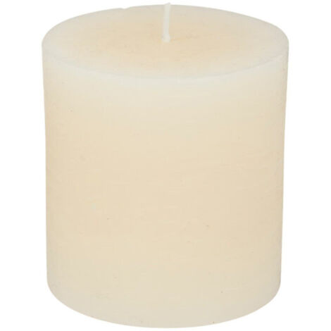 Bougie Ronde "Rustic" 7cm Ivoire (1/2)