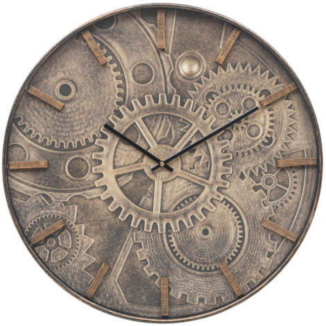 Horloge Déco "Deyan" 50cm Marron (1/3)