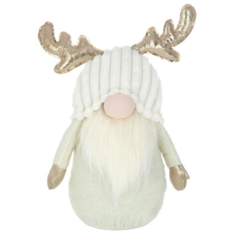 Statuette Déco Lutin "Cerf" 42cm Beige (1/2)