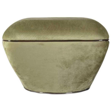Tabouret Design "Contessa" 60cm Vert & Gris (1/5)