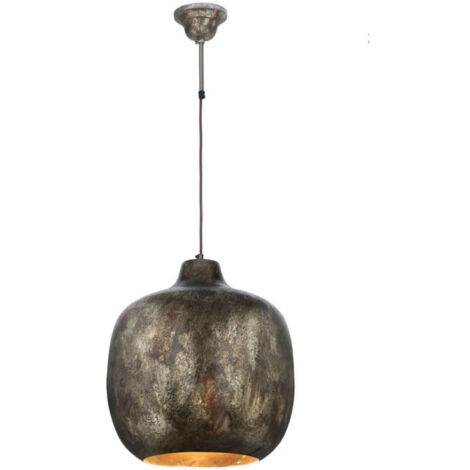 Lampe Suspension Vintage "Salyer" 43cm Or (1/5)
