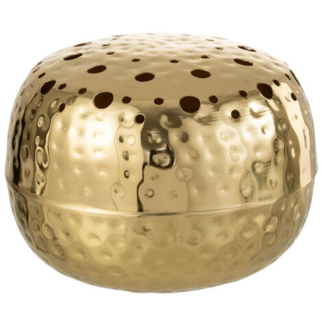 Vase Boule Ajouré "Mandy" 23cm Or (1/5)