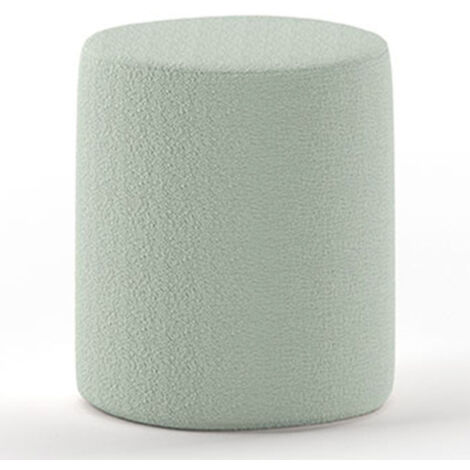Pouf Design Bouclé "Moon" 41cm Vert (1/3)