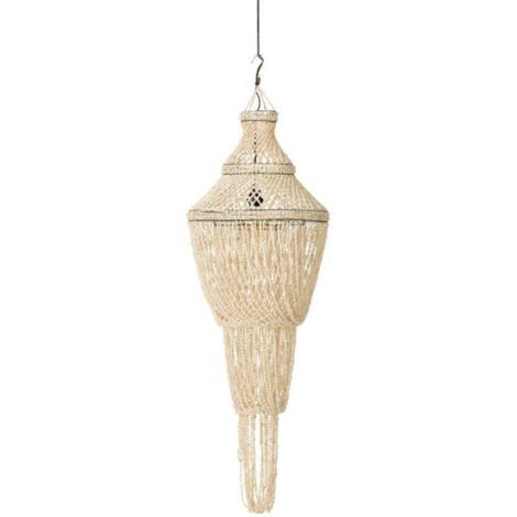 Lampe Suspension Coquillage "Daisy" 176cm Naturel (1/4)