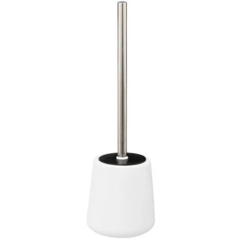Brosse WC Design "Cocon" 40cm Blanc Coton (1/3)