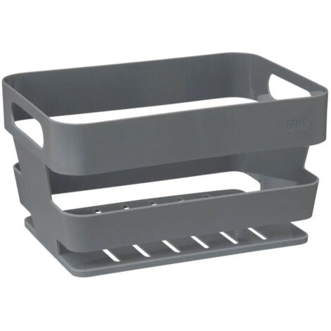 Panier de Salle de Bain "Bath'n Store" 28cm Gris (1/3)