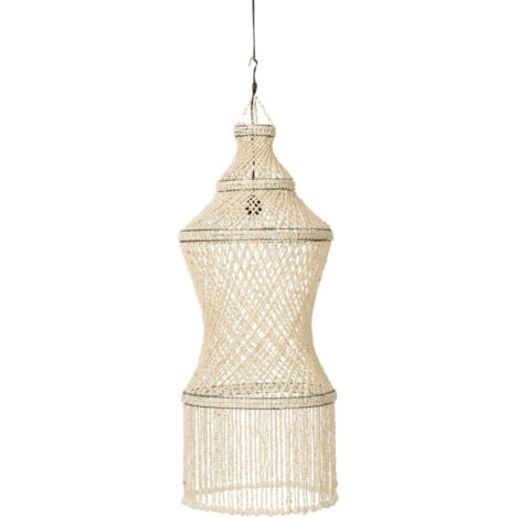 Lampe Suspension Coquillage "Lisa" 128cm Naturel (1/5)