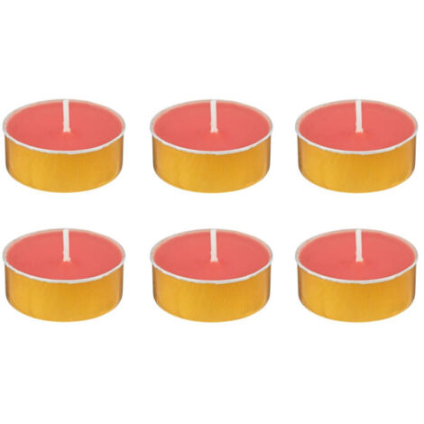 Lot de 6 Bougies Chauffe-Plat Parfumées "Izor" 3,7cm Fruit des Bois (1/3)