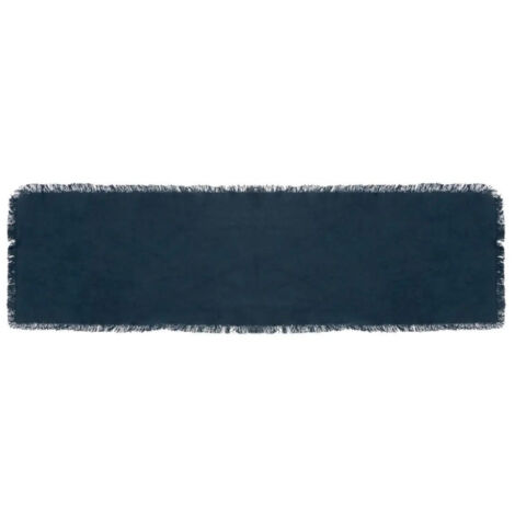 Chemin de Table "Maha" 38x140cm Bleu Canard
