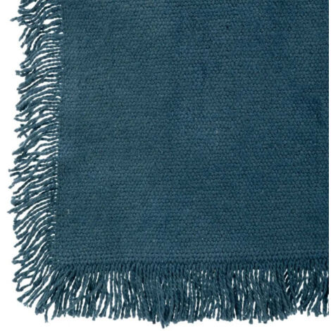 Chemin de Table "Maha" 38x140cm Bleu Canard