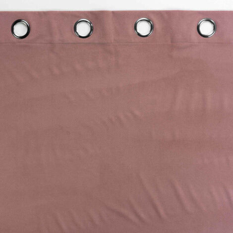 Rideau à Œillets "Velouriane" 140x260cm Rose