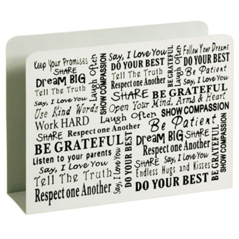 Porte-Revues Design "Rules" 35cm Blanc