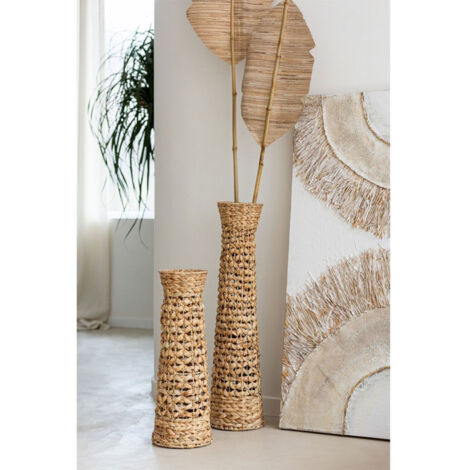 Lot de 3 Vases Déco "Jan" 80cm Naturel