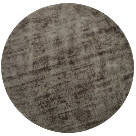 Tapis Déco Rond "Fabian" 150cm Gris (1/2)