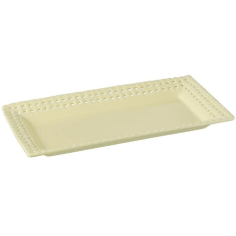 Assiette de Présentation Design "Vercer" 32cm Jaune (1/2)