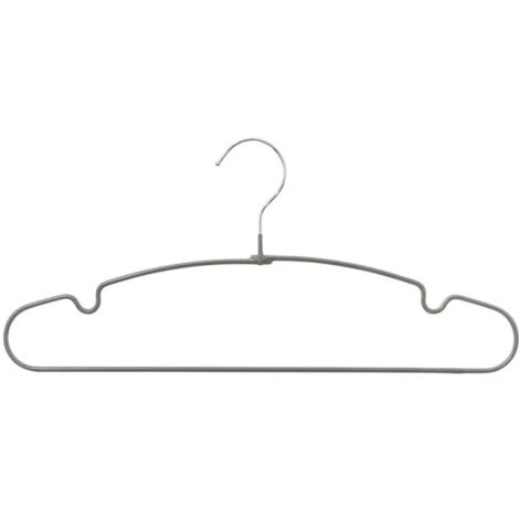 Lot de 5 Cintres "Métal" 40cm Gris