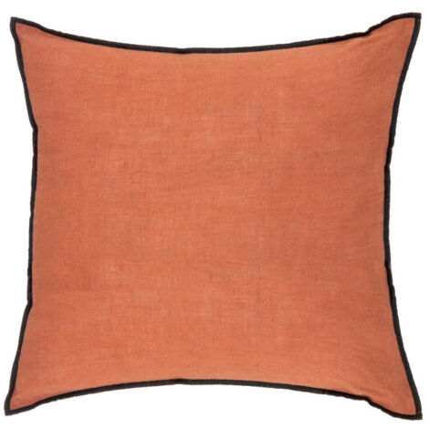 Coussin Déco "Linah" 45x45cm Terracotta (1/2)