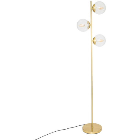 Lampadaire en Métal "Le Collectionneur" 162cm Or (1/5)