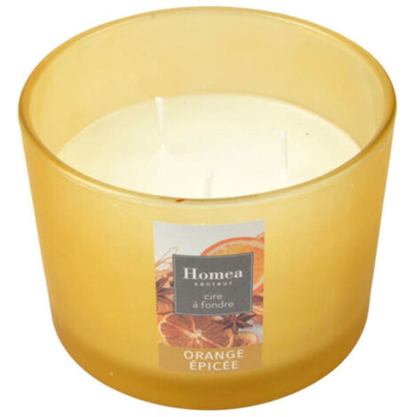 Bougie Verrine Parfumée "Essentiel II" 11cm Orange Epicée (1/3)