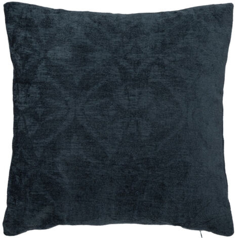 Coussin Déco "Zuri" 40x40cm Bleu (1/2)
