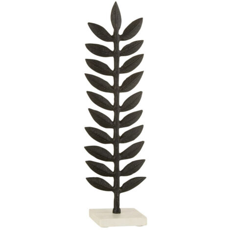 Feuille Déco Design "Julia" 47cm Noir (1/3)