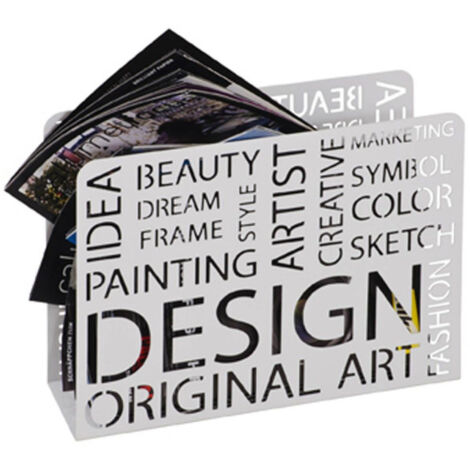 Porte-Revues Design "Original Art" 35cm Blanc