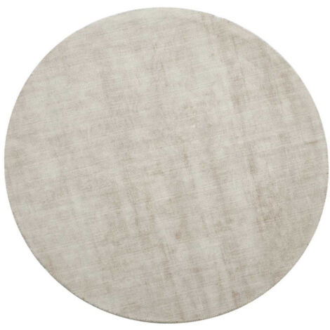 Tapis Déco Rond "Fabian" 150cm Beige (1/4)