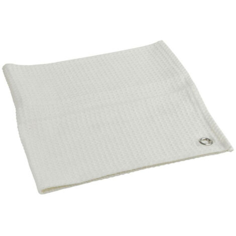 Torchon en Coton "Nid d'Abeille" 70cm Blanc