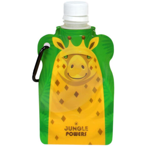 Gourde Souple Enfant "Jungle Powers" 15cl Jaune (1/3)