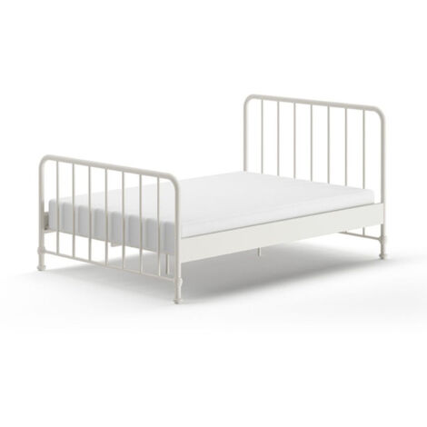 Lit Enfant "Bronxx" 140x200cm Blanc Mat (1/4)