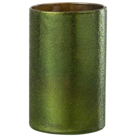 Photophore Miroir en Verre "Anton" 12cm Vert (1/5)