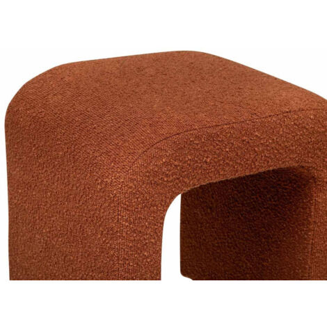 Pouf bouclette design sevi 43cm ambre