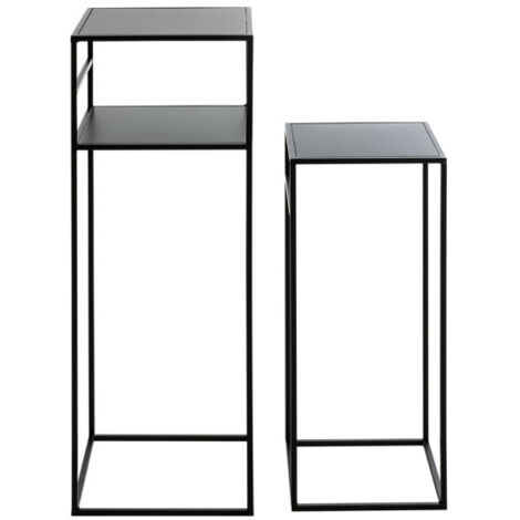 Lot De 2 Tables D'appoint Atmosphera Eino - Diamètre 40 Cm, Hauteur 38 Cm, MDF Beige, Piètement Cannelé - Design Moderne - 7