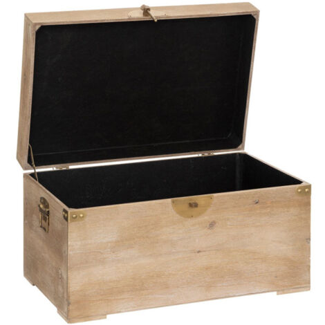 Lot de 3 Malles Déco "Jiling" 58cm Naturel
