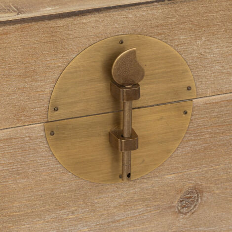 Lot de 3 Malles Déco "Jiling" 58cm Naturel