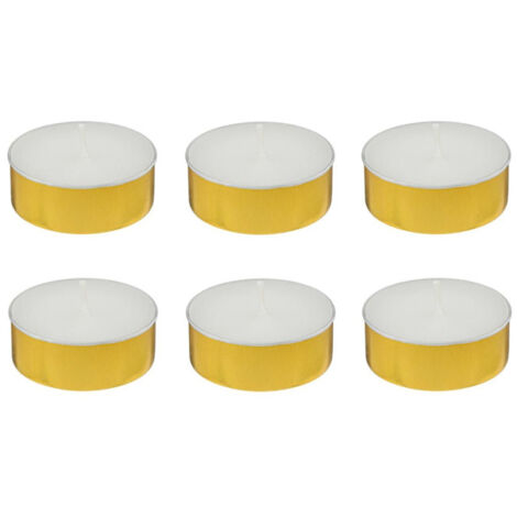 Lot de 6 Bougies Chauffe-Plat Parfumées "Izor" 3,7cm Fleur de Coton (1/2)